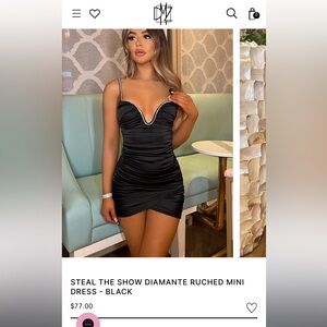 Elegant Red Satin Dress